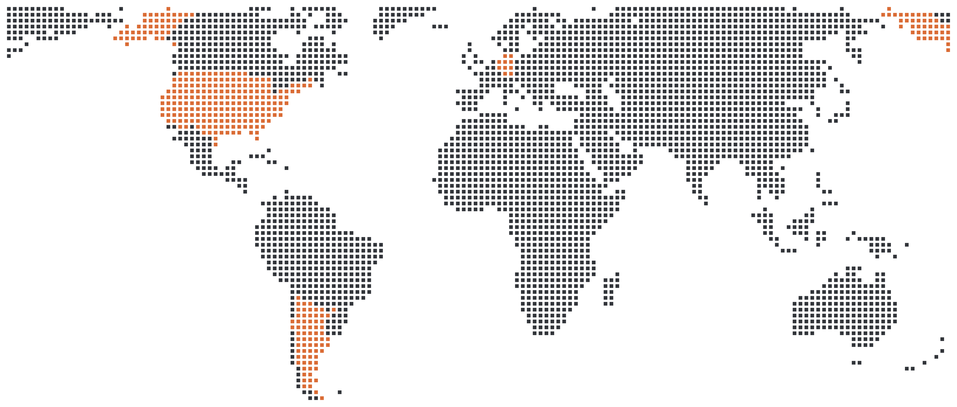World map highlighting the United States, Germany and Argentina, where ViaSol has offices.